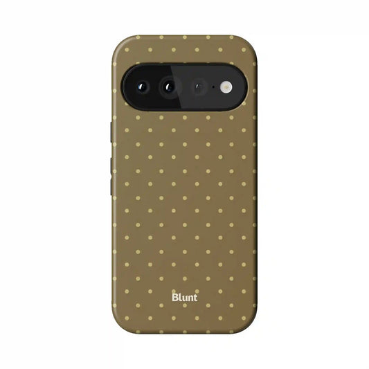 Olive Dot Pixel Case