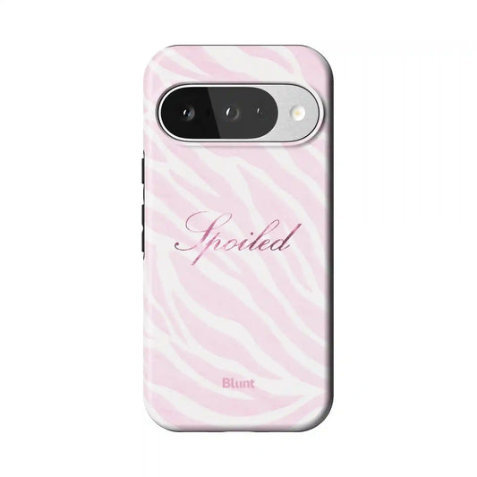 Spoiled Pink Zebra Pixel Case