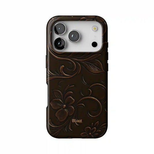 Tooled Leather iPhone Case