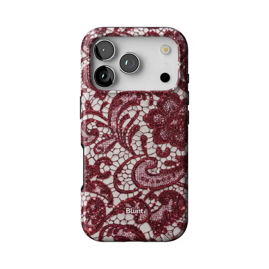 Crimson Lace iPhone Case