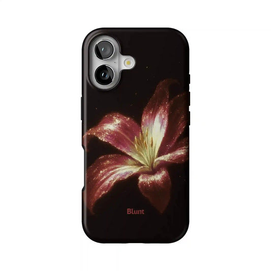 Crimson Lilly iPhone Case
