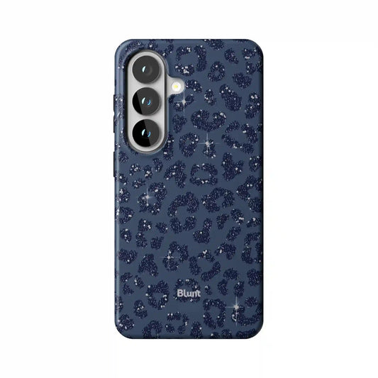Blue Cheetah Print Samsung Case