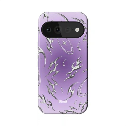 Purple Cyber Pixel Case