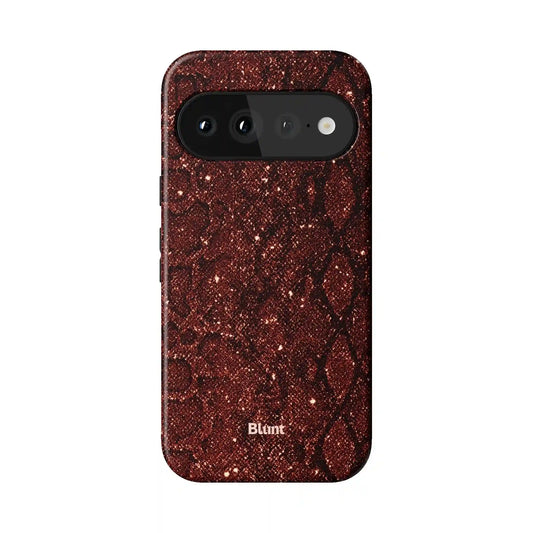 Crimson Python Pixel Case