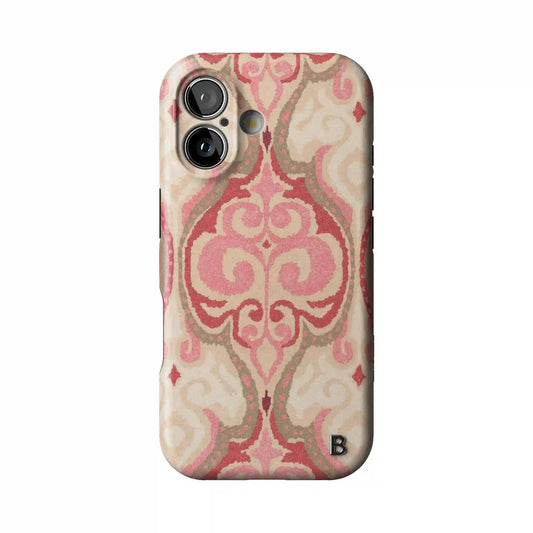 Blush Damask Statement iPhone Case