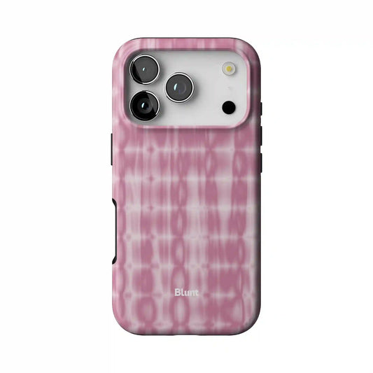 Pink Ripple iPhone Case