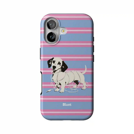 Striped Wired Weenie iPhone Case