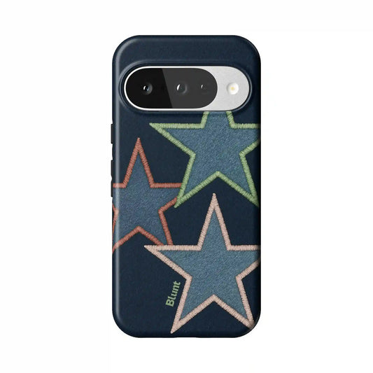 Neon Stars Pixel Case