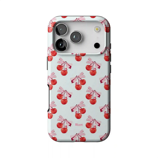 White Cherry iPhone Case