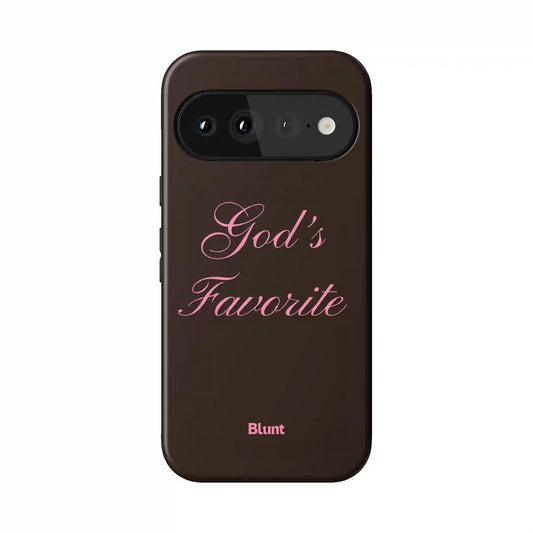 Gods Favorite Brown Pixel Case