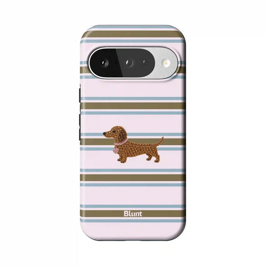 Strawberry Doxie Pixel Case