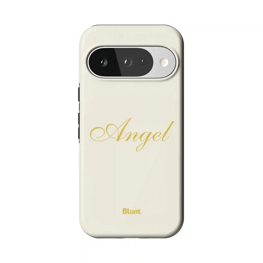 Cream Angel Pixel Case
