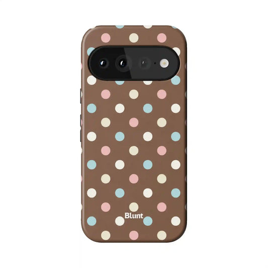 Mocha Confetti Pixel Case