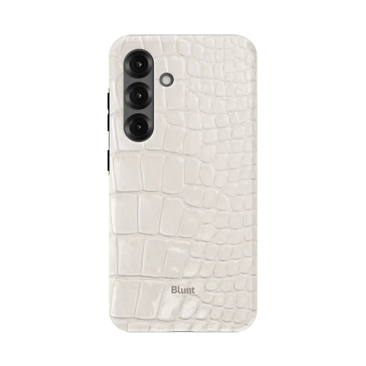 White Plush Samsung Case