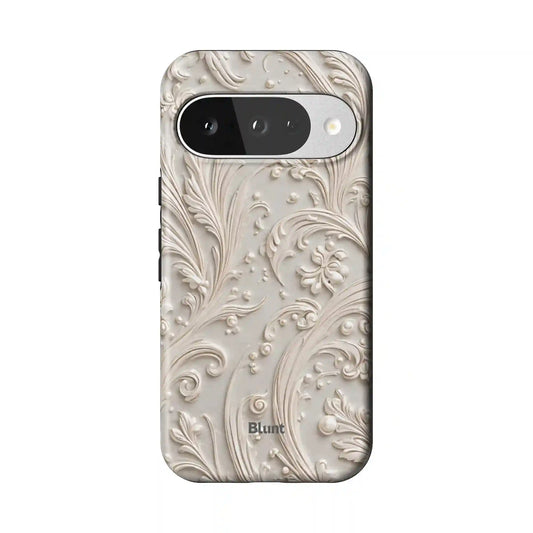 Ornate Ivory Pixel Case