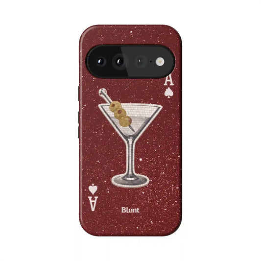Red Dirty Martini Pixel Case