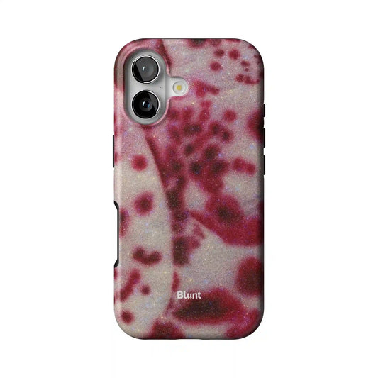 Crimson Veil iPhone Case