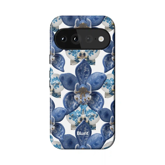 Sapphire Orchid Pixel Case