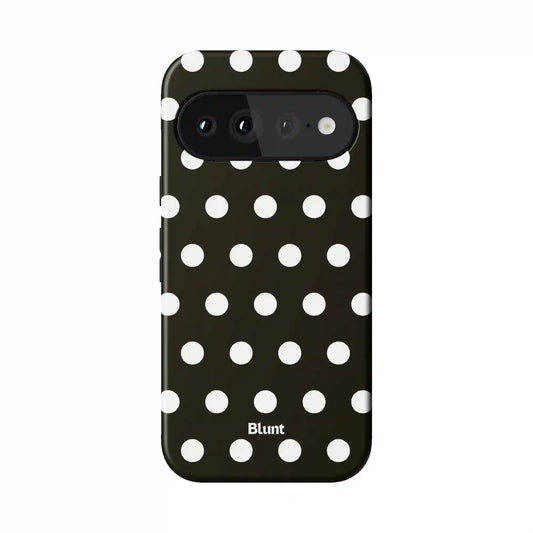 Noir Polka Pixel Case