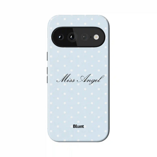 Blue Miss Angel Pixel Case