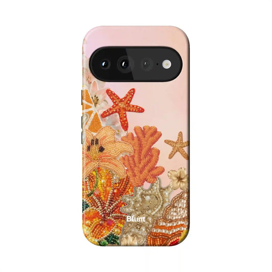 Peach Treasures Pixel Case