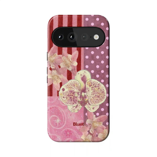 Rose Polka Pixel Case