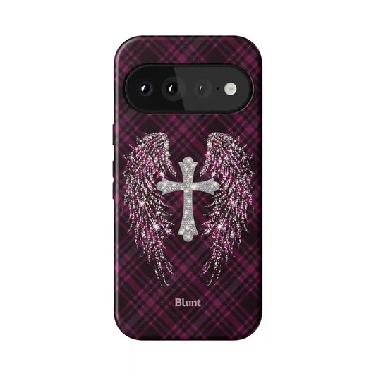 Halo Plaid Pixel Case