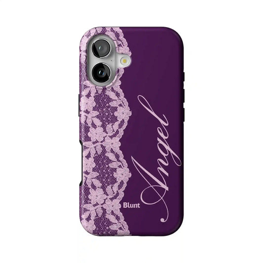Purple Lace Angel iPhone Case