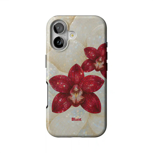 Crimson Orchid iPhone Case