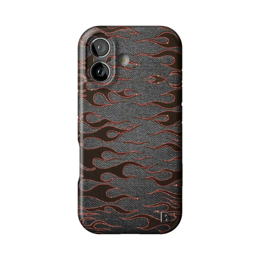 Steel Flame Statement iPhone Case