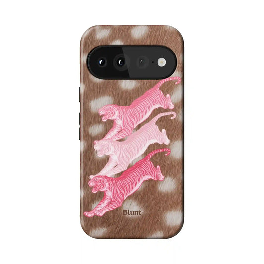 Pink Tiger Doll Pixel Case