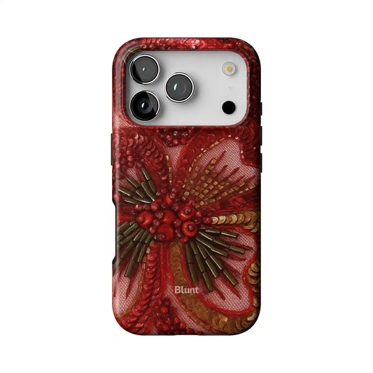 Crimson iPhone Case