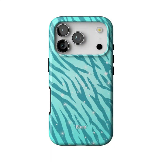 Teal Cat iPhone Case