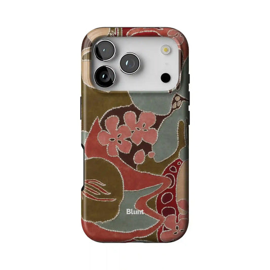 Floral Fiber iPhone Case
