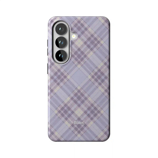 Purple Plaid Samsung Case