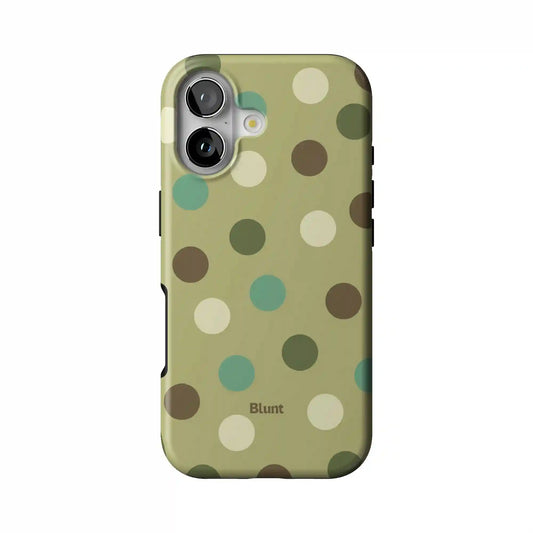 Polka Pistacio iPhone Case