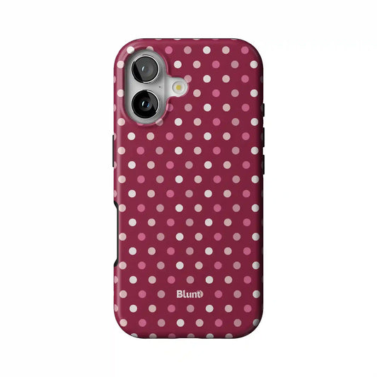 Polka Mauvin iPhone Case