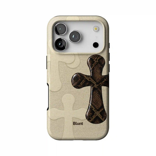 Cream Patch iPhone Case