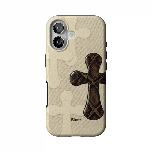 Cream Patch iPhone Case