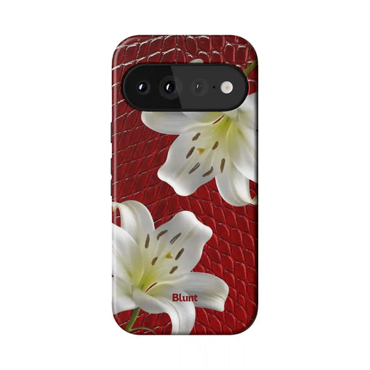 Crimson Lily Pixel Case