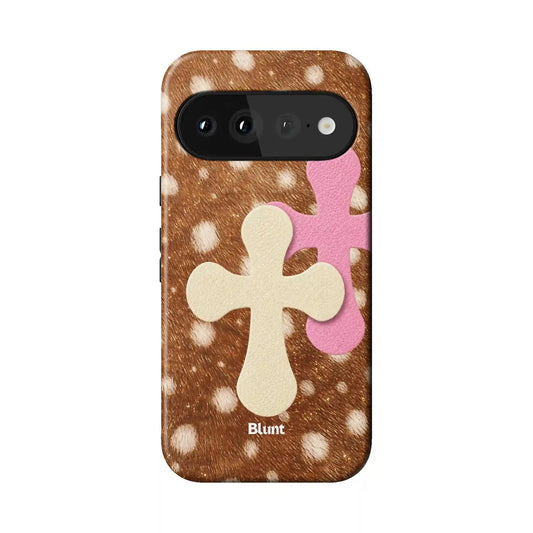 Crossed Doe Pixel Case