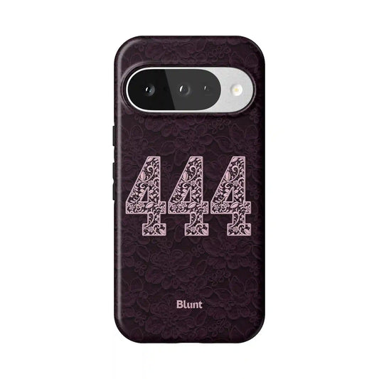 444 Blessed Plum Pixel Case
