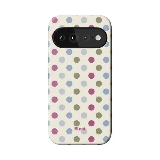 Polka Softmint Pixel Case