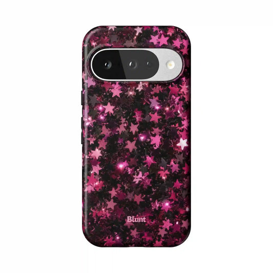 Pink Cosmic Pixel Case