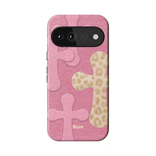 Blushed Cheetah Pixel Case