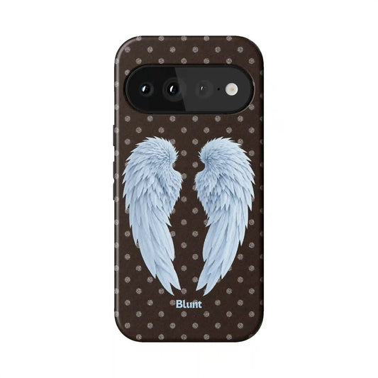 Brown Polka Wing Pixel Case
