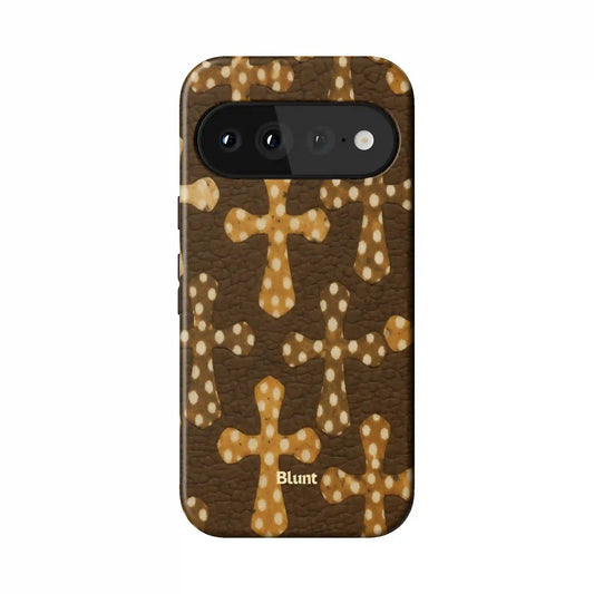 Amber Cross Pixel Case