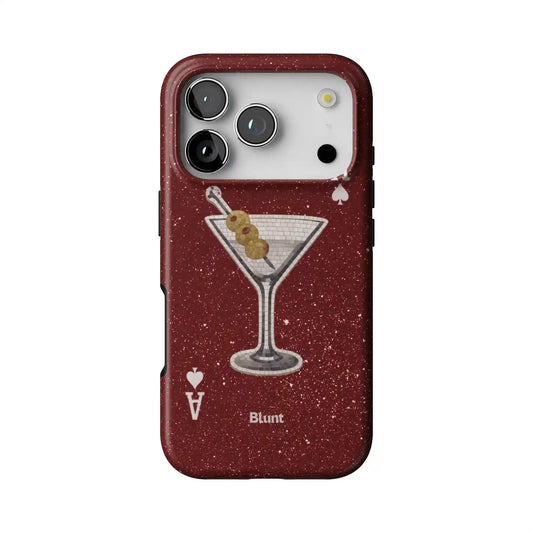 Red Dirty Martini iPhone Case