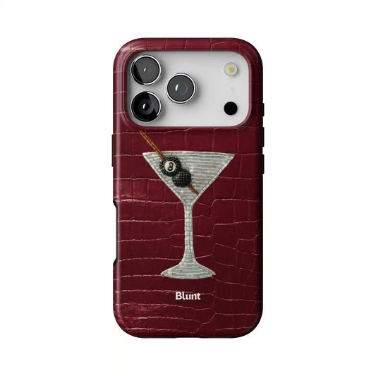 Crimson Happy Hour iPhone Case