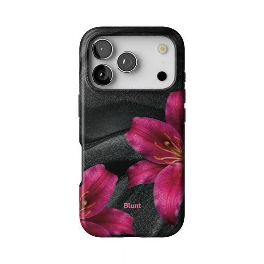 Midnight Petals iPhone Case